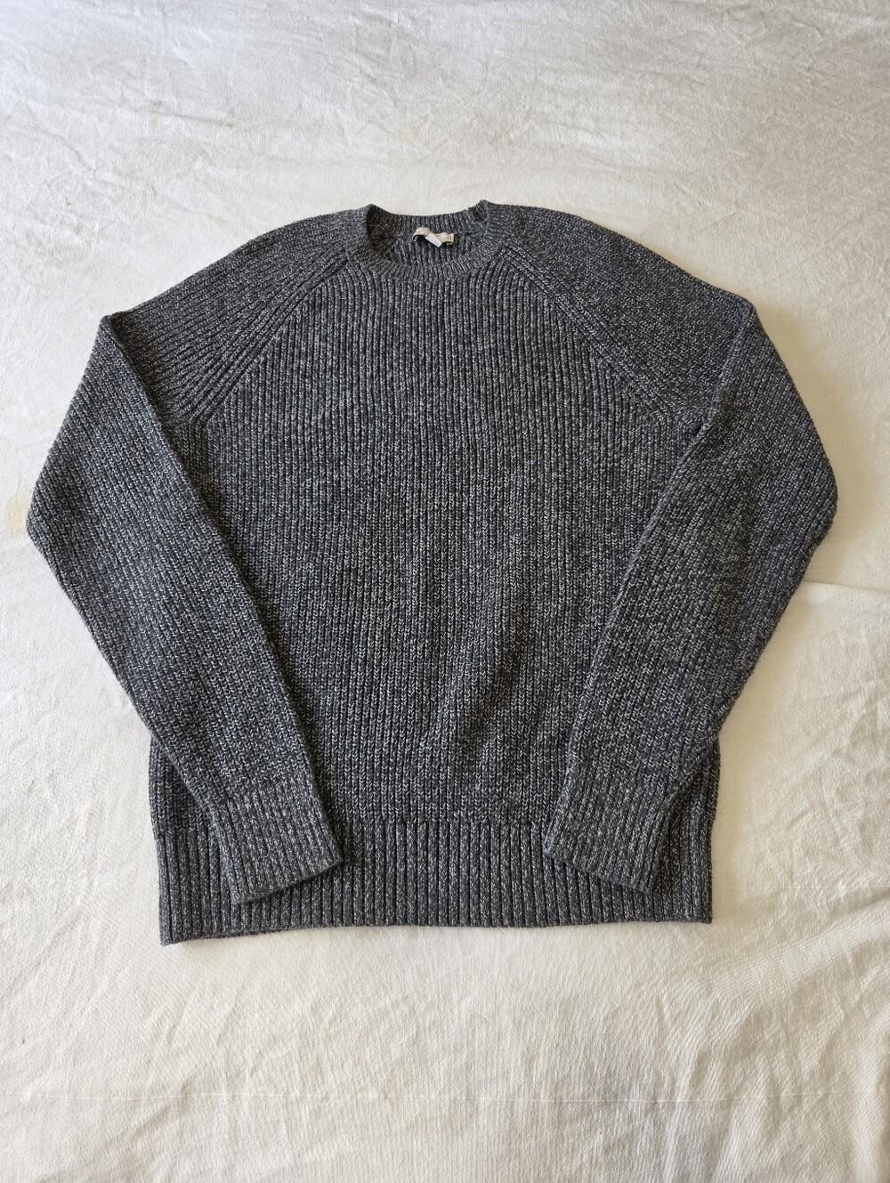 Vintage Gap Crewneck Sweater Mens Medium 100% Cotton 1990s Y2K Slate Gray